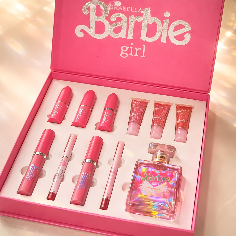 Barbie Girl Lipstick Collection - Radiant Pink Shades, SEALED